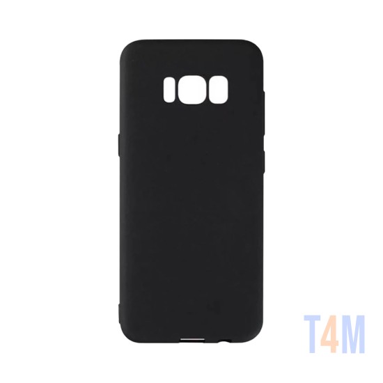 Funda de Silicona Suave para Samsung Galaxy S8 Plus Negro